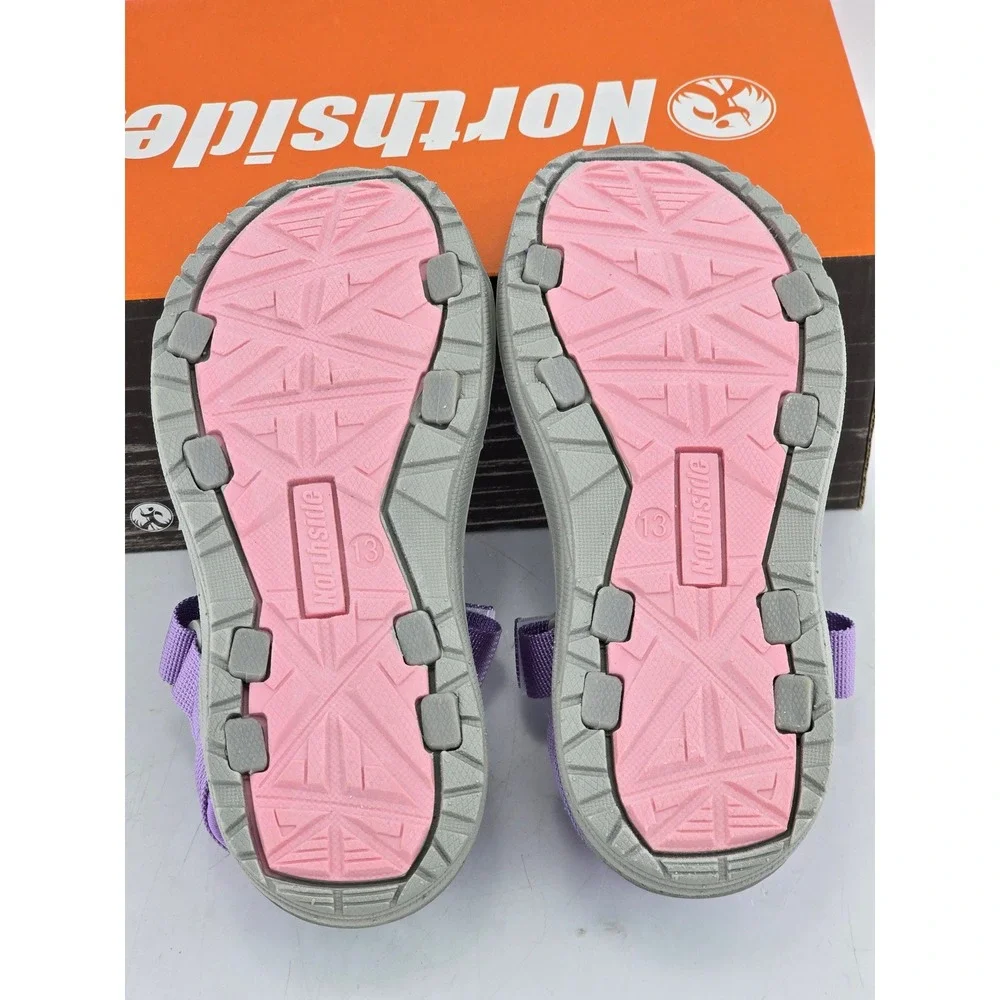 Northside Bayview Sport Sandal Kids 13 Lilac Purple Teal Strappy‎ -New